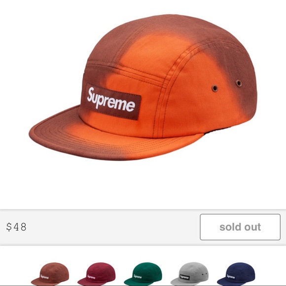 supreme reactive camp cap